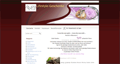 Desktop Screenshot of lifestyle-geschenke.net